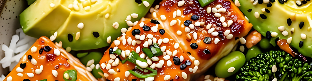 Sesame Crusted Salmon Bowl