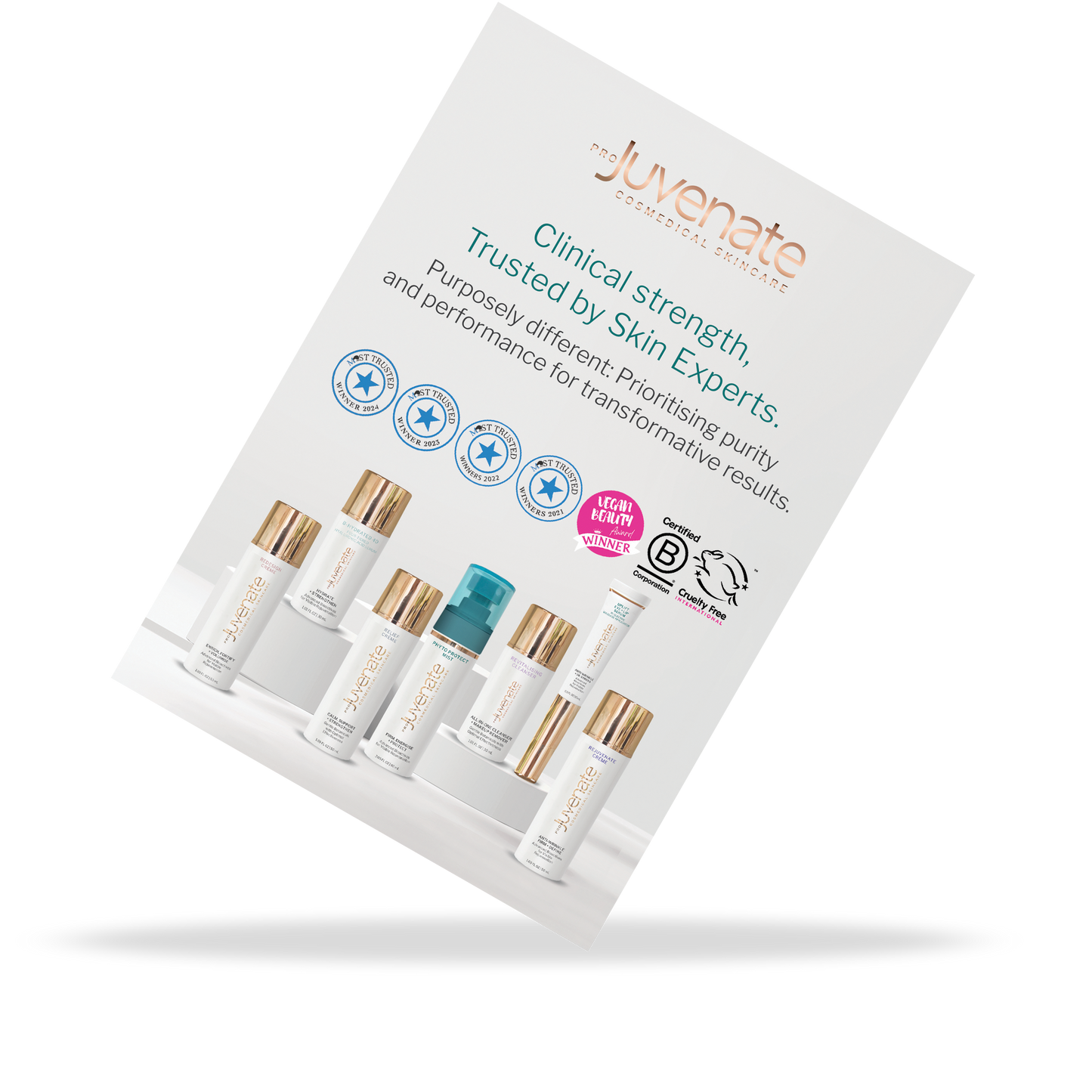 Juvenate Brochures x10 WHOLESALE - Juvenate Skincare Limited